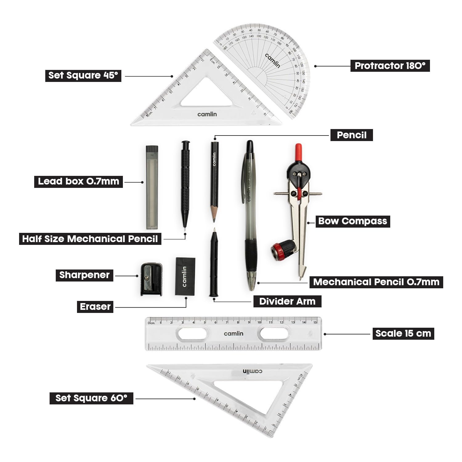 Camlin Scholar Pro Geometry Box - Image 2