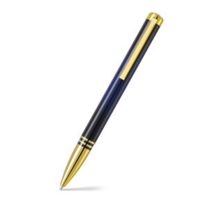 Lapis Bard Torque Navy Ballpoint Pen with Gold Trims (WP34125)