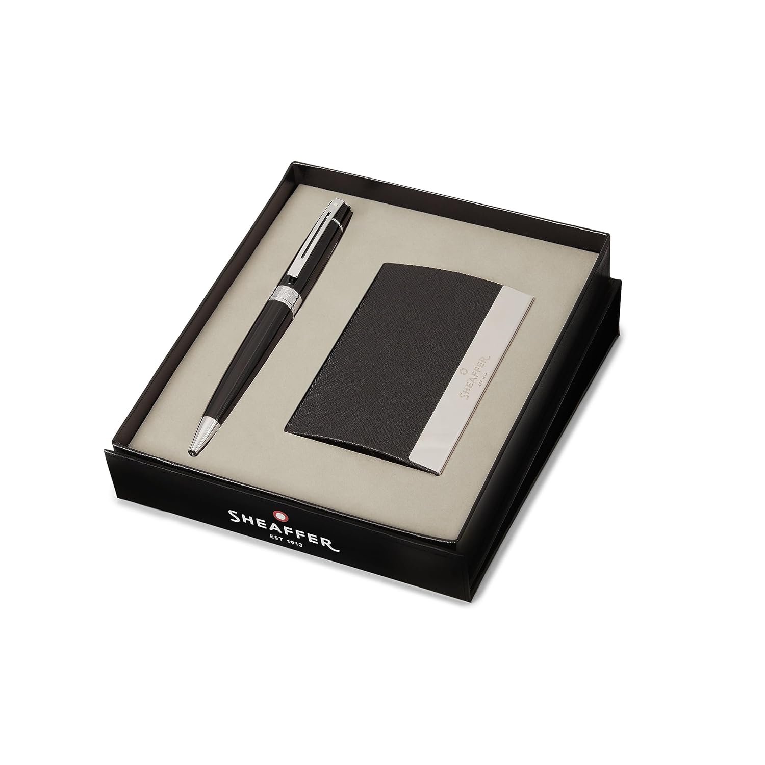 Sheaffer 9325 Ballpoint Pen + Card Case Holder Gift Set - Image 2
