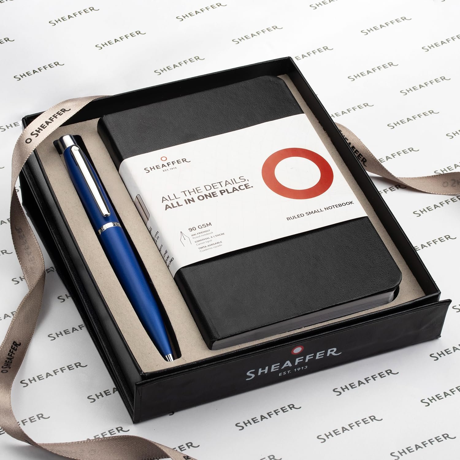 Sheaffer VFM Series 9401 Ballpoint Pen + A6 Notebook Gift Set - Image 3